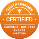 Veeva Certified Content Partner badge for Individual Business Engage