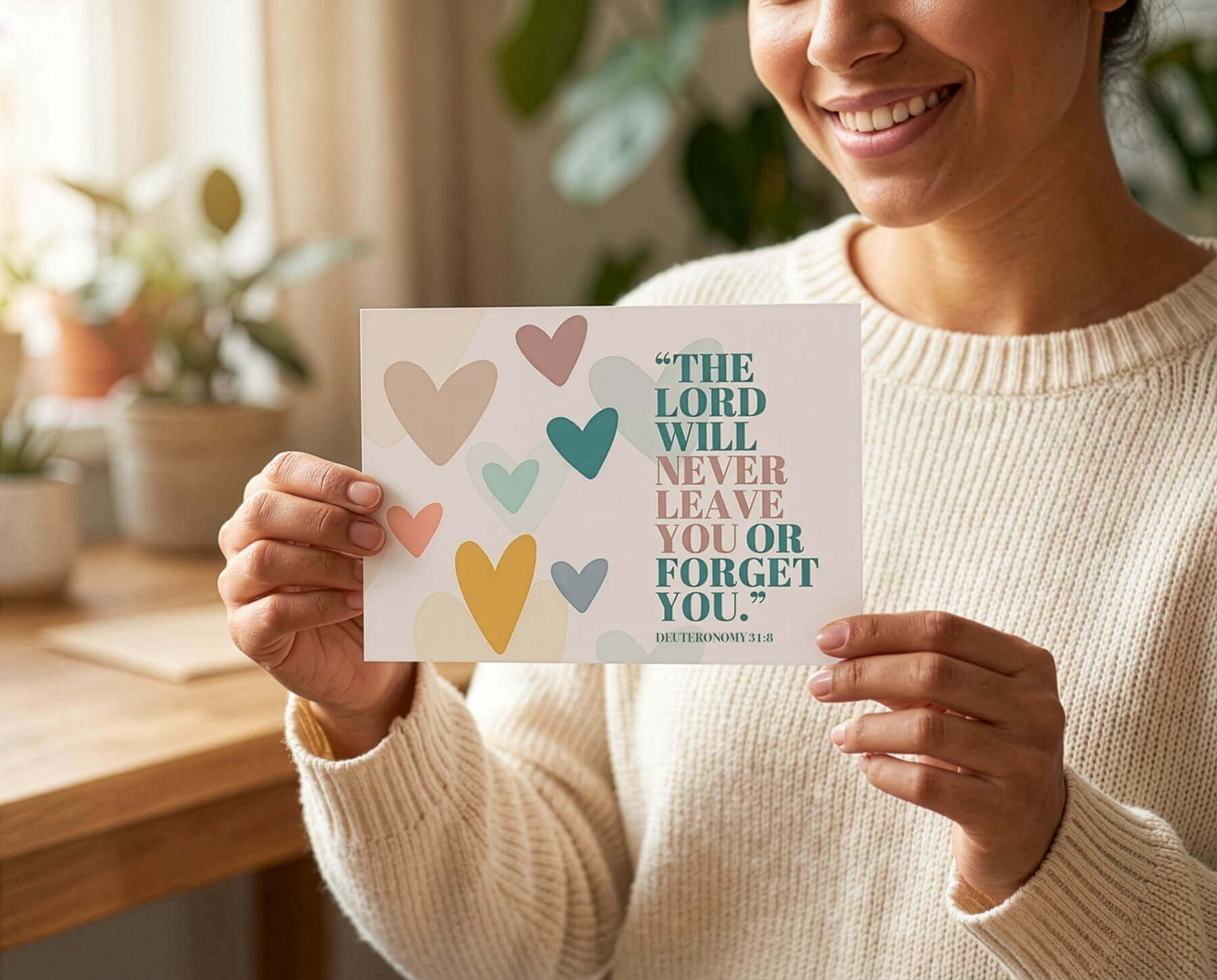 The Garden Outreach postcard design