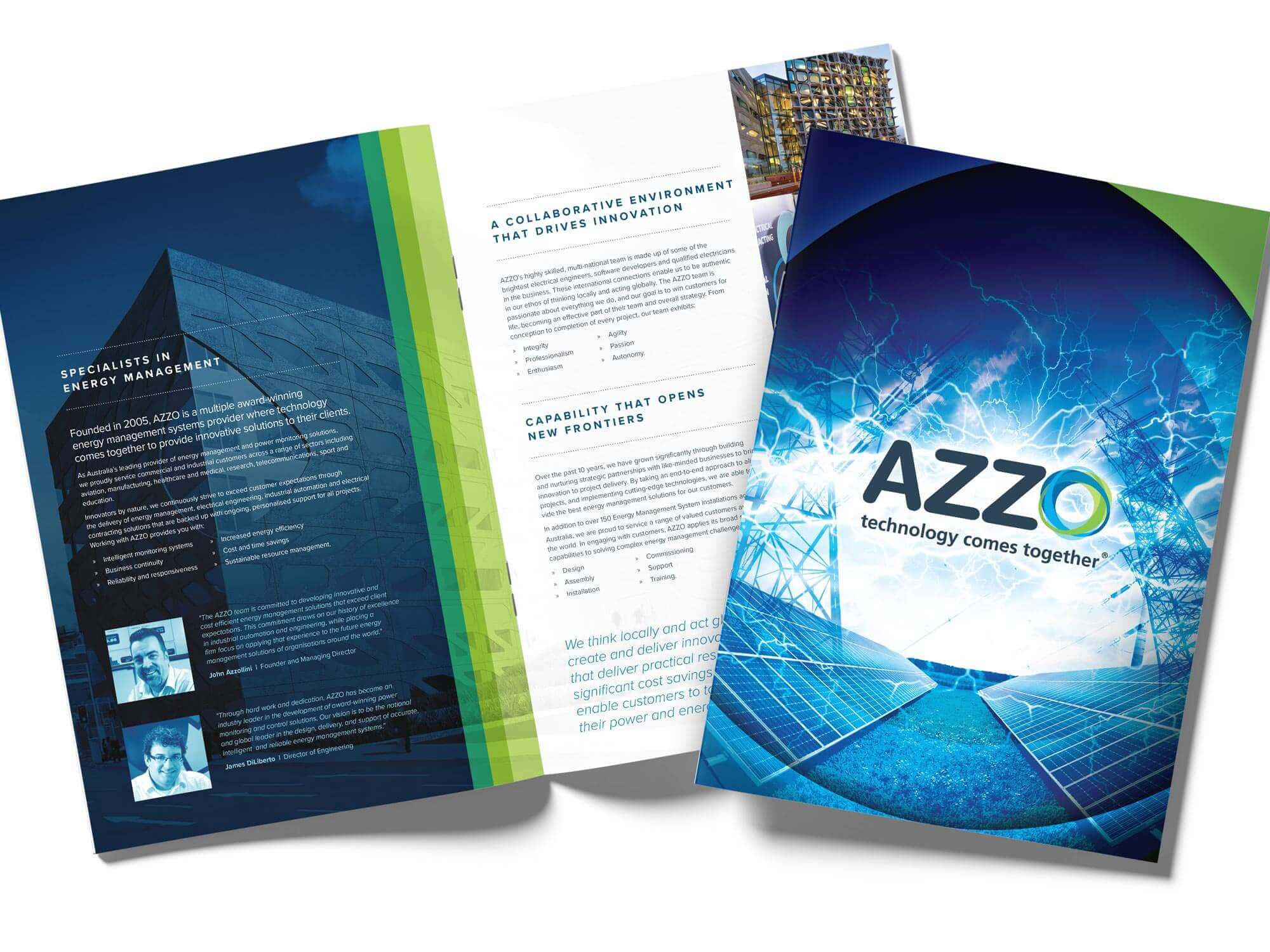 Corporate pitch deck design