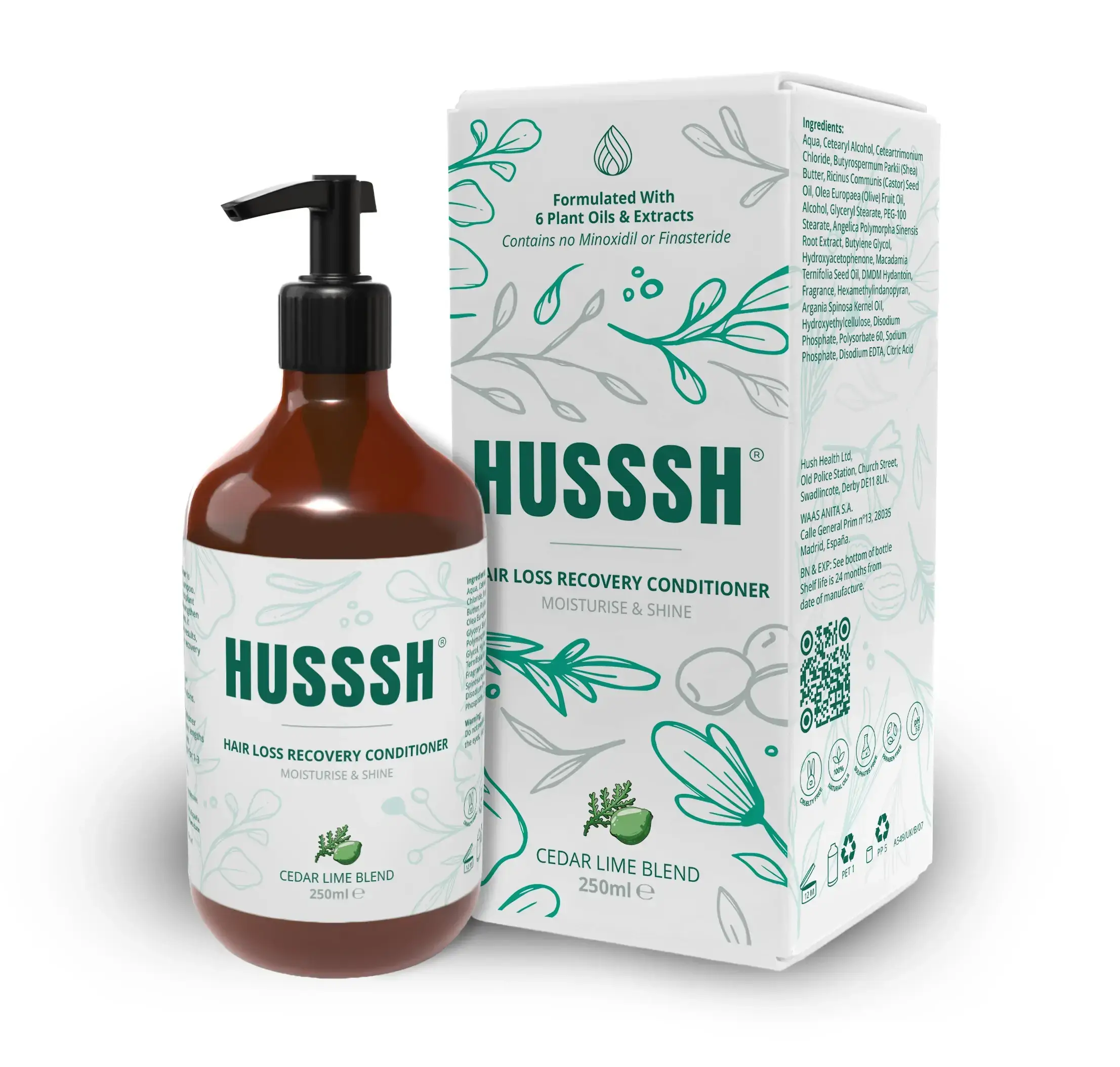 HUSSSH retail package design